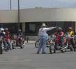 Prácticas en el Centro Honda de Educación para Motociclistas.