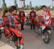 Prácticas en el Centro Honda de Educación para Motociclistas.