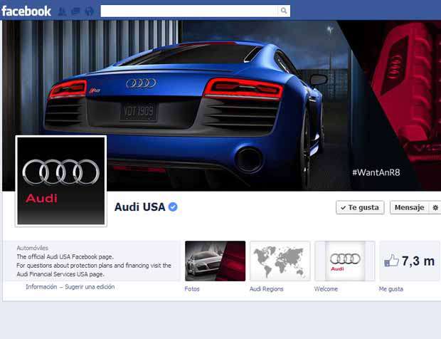 Más de 7 millones de followers tiene Audi