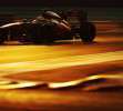 El McLaren de Pérez rodando en Abu Dhabi