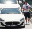 Messi a punto de abordar su Maserati