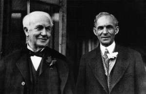 Tomas Edison y Henry Ford trabajaron juntos en algún momento