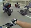 Choque carretera motociclista inexperto-M