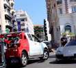 Ferrari 458 Spider es remolcado en un pueblo cercano a Cannes.