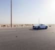 Bentley Continental vs un tren de Arabia Saudita.