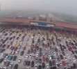 Embotellamiento de 50 carriles en China.