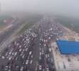 Embotellamiento de 50 carriles en China.