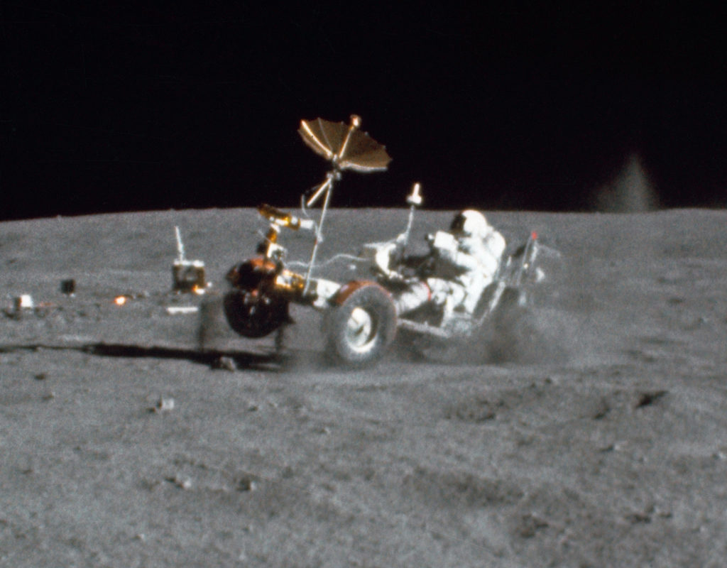 El auto que mandó la NASA a la luna.