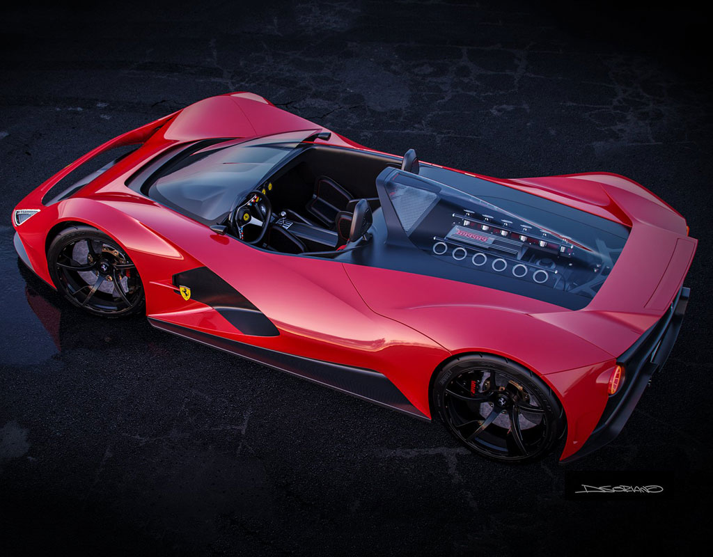 Ferrari Aliante, obra de arte firmada por Daniel Soriano – QueAutoCompro