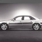 El Audi ASF presentado en el Salón de Frankfurt de 1993 anticipaba un modelo llamado a sustituir al V8, hasta ese momento el modelo que ocupaba la parte más alta en la gama de la marca de los cuatro aros. Y lo hacía exhibiendo la innovadora tecnología ASF (Audi Space Frame) con en aluminio.