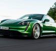 Porsche Taycan 2021 Dos motores eléctricos, 562-750 hp, 479-774 lb-pie, AWD, 1 velocidad adelante, 2 velocidades atrás +Diseño, rendimiento, manejo -Precio, autonomía