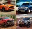 Pick-ups full-size medianas muscle cars 2020