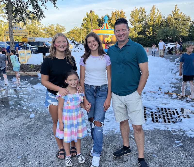Marco Carvajal viaje con familia en Miami