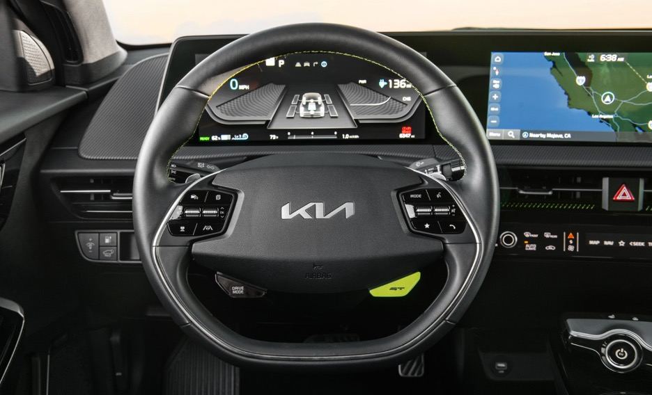 Interior del Kia EV6 GT 2024