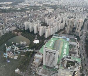 Vista desde el hotel Signiel, el edificio más alto de Corea
